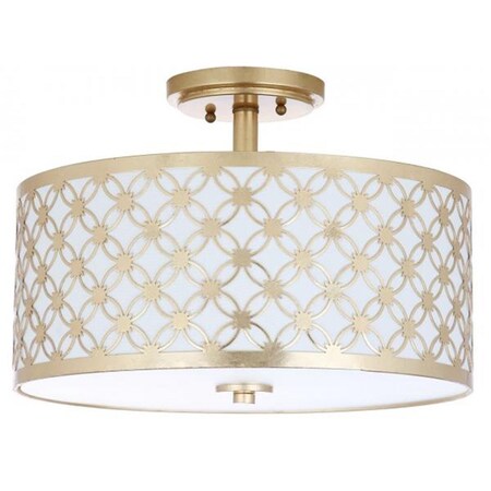 Safavieh Hutch Flush Mount, Gold FLU4002A